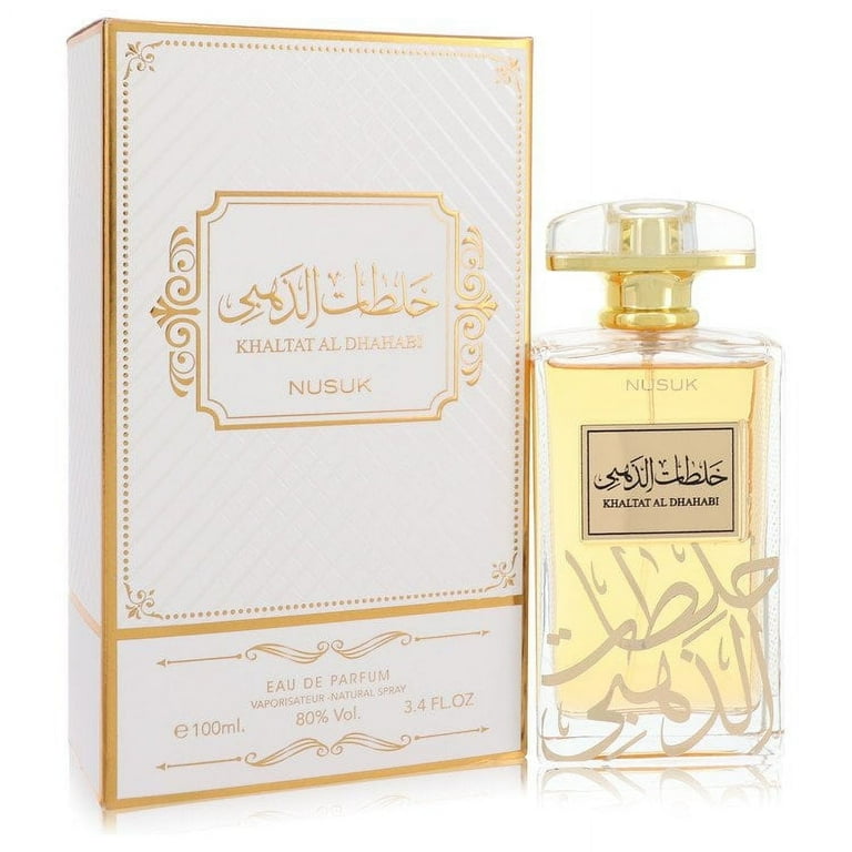 Khaltat Al Dhahabi Eau De Parfum Spray (Unisex) By Nusuk - 3.4 oz Khaltat Al Dhahabi Eau De Parfum Spray (Unisex) By Nusuk - 3.4 oz