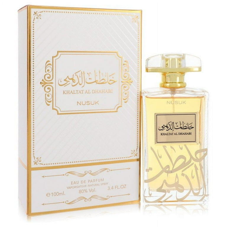 Khaltat Al Dhahabi Eau De Parfum Spray (Unisex) By Nusuk - 3.4 oz Khaltat Al Dhahabi Eau De Parfum Spray (Unisex) By Nusuk - 3.4 oz