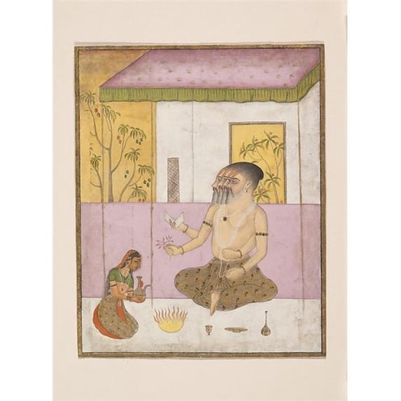 Khambhavati Ragini: Folio from a ragamala series (Garland of Musical Modes) Poster Print (18 x 24)