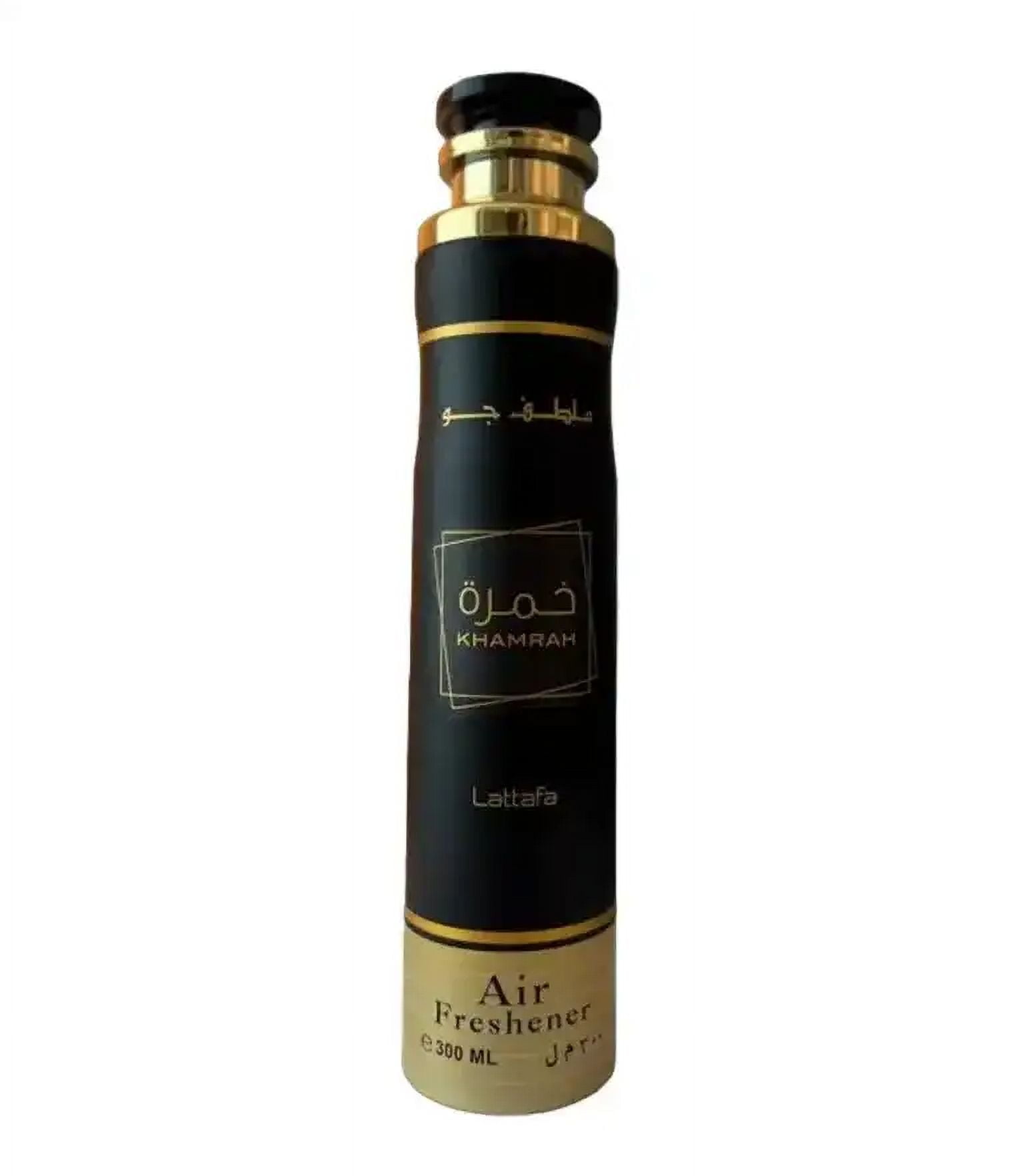 Khamrah Air Freshener 300mL By Lattafa Perfumes Spray Home Arabian Fragrance, 10.14 Ounce (Pack of 1), Black