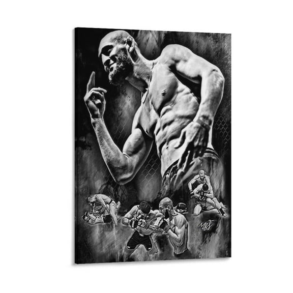 Khamzat Chimaev Boxing Poster Home Decor Poster Wall Art Hanging Picture Print Bedroom Decorative Painting Posters Room Aesthetic 16x24inch(40x60cm)