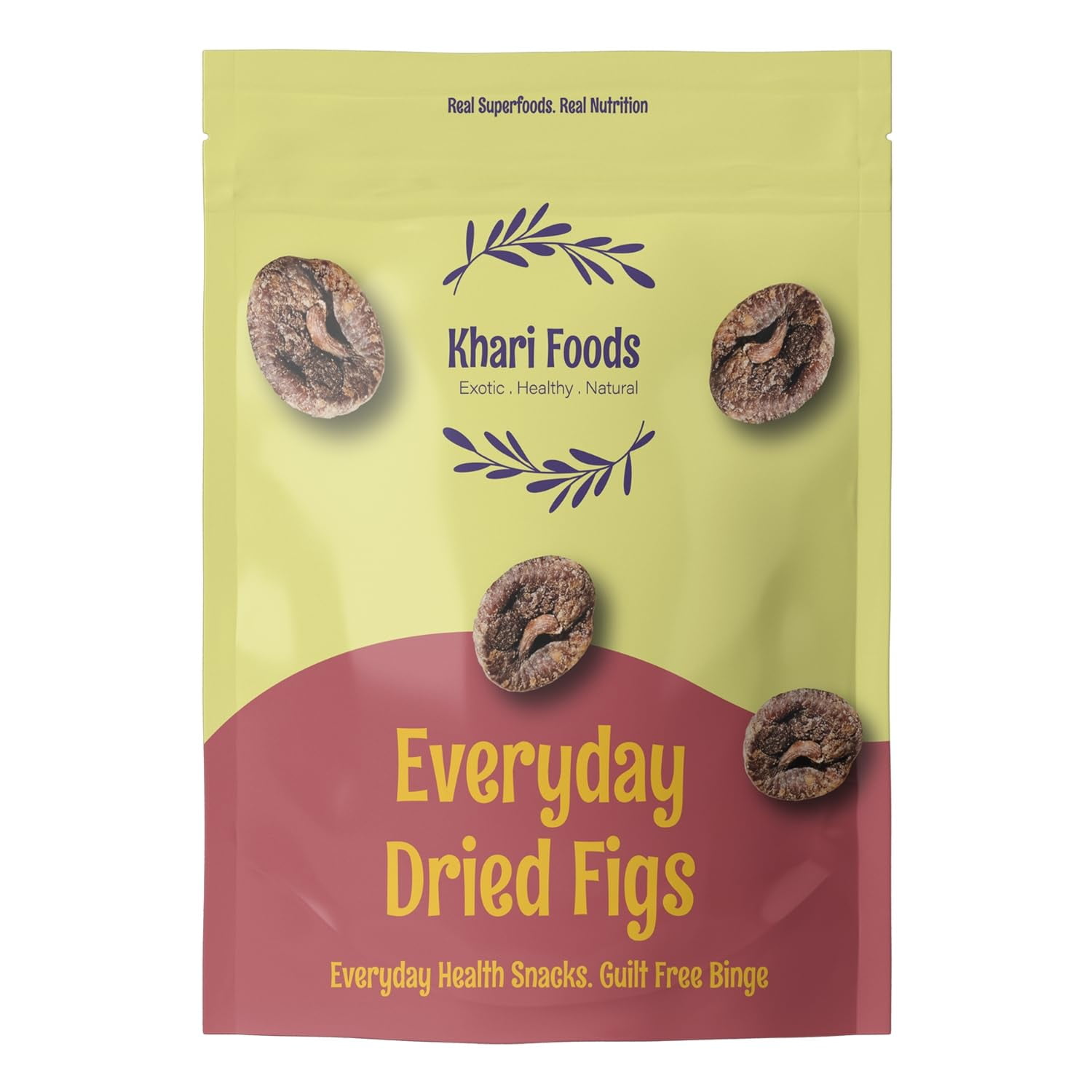 Khari Foods Premium Jumbo Dried Figs, Anjeer Dry Fruits, Rich In Fibre