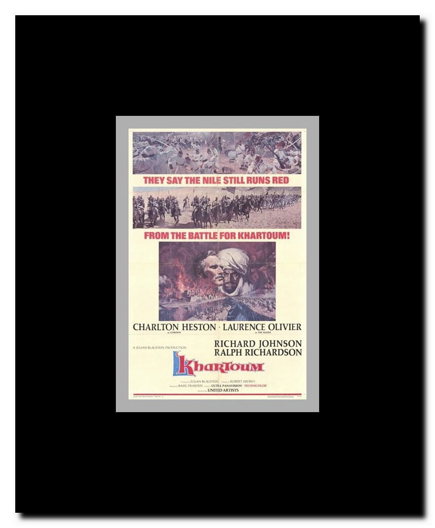 Khartoum Framed Movie Poster