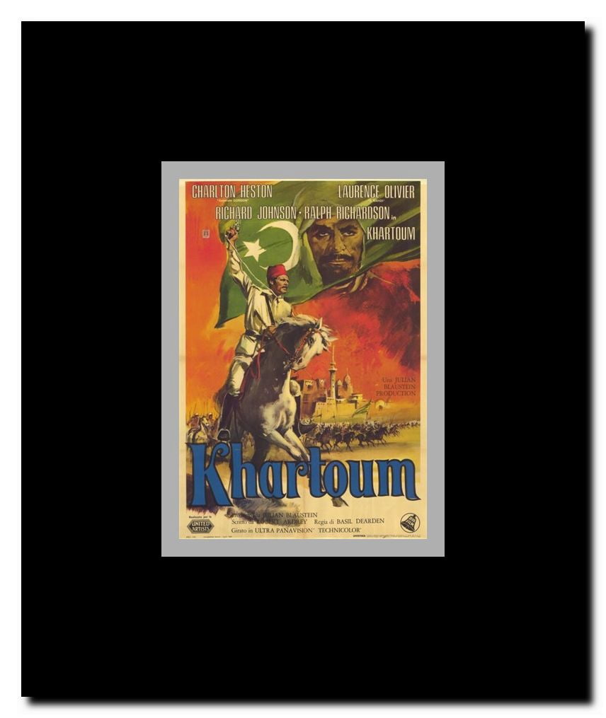 Khartoum Framed Movie Poster