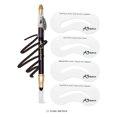 thumbnail image 1 of Khasana Brow Shaping Kit Definer, Eyebrow Stamp Stencil Kit with Waterproof Pencil Dual-ended, Brow Creamy Liner with Sharpener and Sponge Applicator #21 DarkBrown, 1 of 7