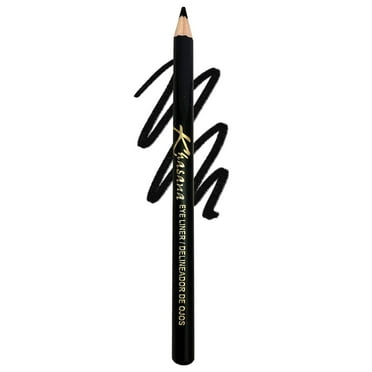 Khasana Eyeliner Pencil, Glide On, Waterproof, Ultra Smooth & Creamy Application, Long-Lasting, Luminous Formula, Smudge-Proof, Ophthalmologist Tested, Cruelty Free & Vegan. #10 Black