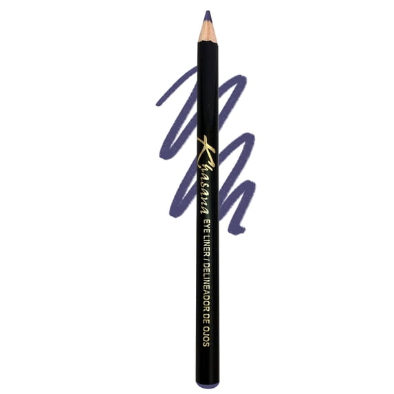 Khasana Eyeliner Pencil, Glide On, Waterproof, Ultra Smooth & Creamy Application, Long-Lasting, Luminous Formula, Smudge-Proof, Ophthalmologist Tested, Cruelty Free & Vegan. #18 Intense Violet
