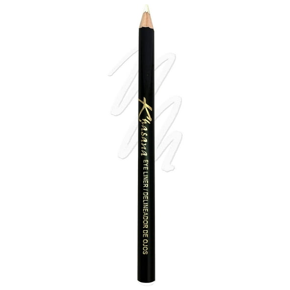 Khasana Eyeliner Pencil, Glide On, Waterproof, Ultra Smooth & Creamy Application, Long-Lasting, Luminous Formula, Smudge-Proof, Ophthalmologist Tested, Cruelty Free & Vegan. #11 White