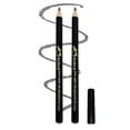 thumbnail image 1 of Khasana Eyeliner Pencil, Glide On, Waterproof, Ultra Smooth & Creamy Application, Long-Lasting, Matte Finish Versatility, Smudge-Proof, Ophthalmologist Tested, Cruelty Free & Vegan, Pack of 2. Grey, 1 of 9