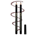 thumbnail image 1 of Khasana Waterproof Smudge-proof Eyeliner Pencil, Longwearing, Smooth & Creamy Ophthalmologist Tested, Cruelty-Free & Vegan, Pack of 2, #43 Plum, 1 of 9