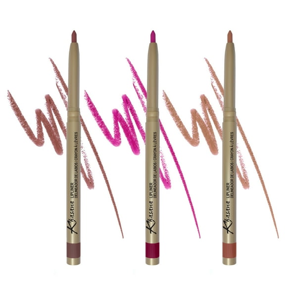 Khasana Lip Liner - Automatic Pencil Set, Smooth Creamy Application, Long-Lasting, Nourishing & Moisturizing Formula. Transfer-Proof