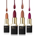 thumbnail image 1 of Khasana Lipstick Set. Long Lasting Lip color, 4 Piece Gift Set. Moisturizing Formula, Infused with Vitamin E and Vitamin C. Multi Finish Lip Makeup, Cream Gloss & Matte. Pack of 4., 1 of 5