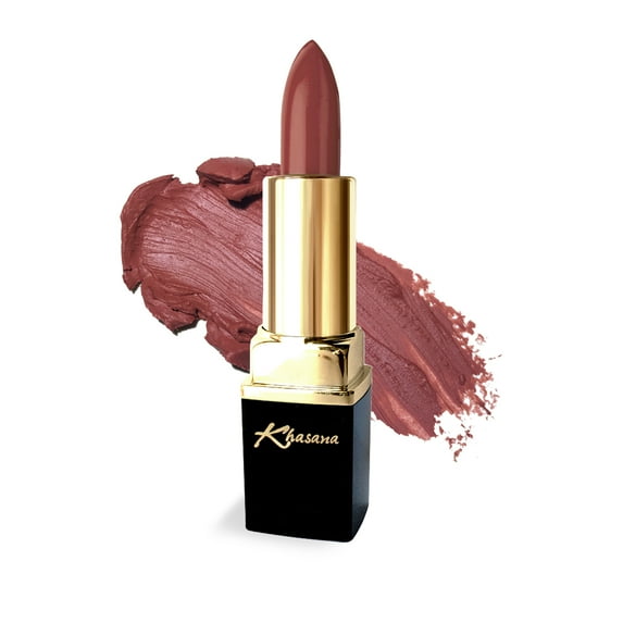 Khasana Matte Lipstick. Long Lasting Hydrating Lip Color, Moisturizing Creamy Formula, Infused with Vitamin E and Vitamin C. Creamy Lipstick #115 Matte