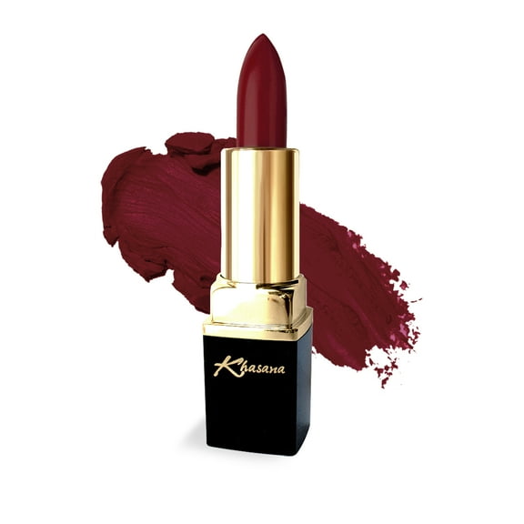 Khasana Matte Lipstick. Long Lasting Hydrating Lip Color, Moisturizing Creamy Formula, Infused with Vitamin E and Vitamin C. Creamy Lipstick #215 Matte