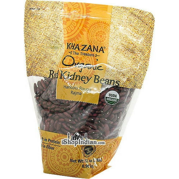 Khazana Organic Red Kidney Beans / Rajma (Dark)
