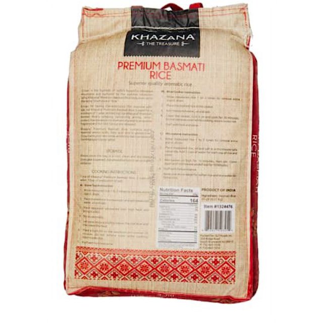 Khazana Premium Basmati Rice 20 lbs Bag