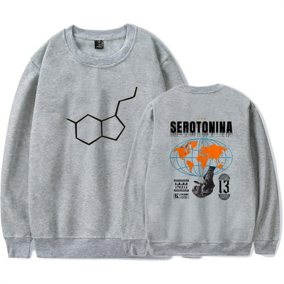 Khea PRIMER DROP DE SEROTONINA Sweatshirt Hip Hop Crewneck Fashion Clothes for Men