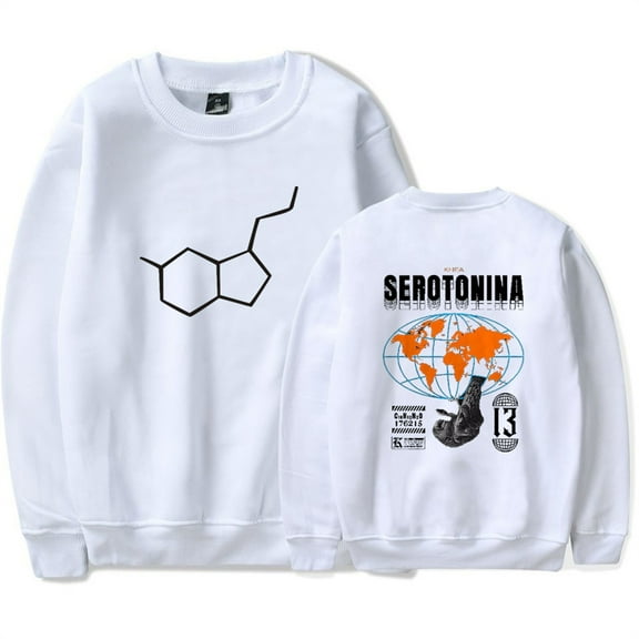 Khea PRIMER DROP DE SEROTONINA Sweatshirt Hip Hop Crewneck Fashion Clothes for Men