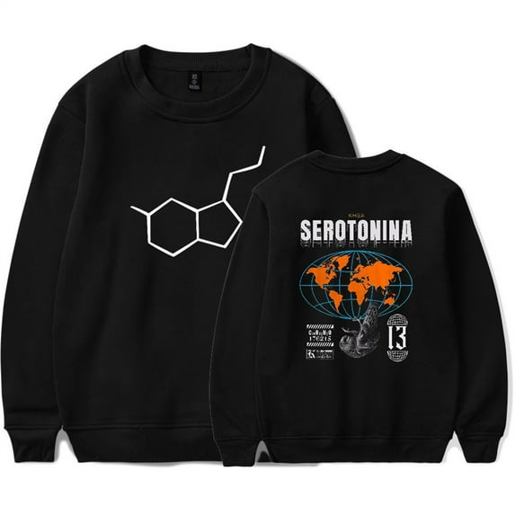Khea PRIMER DROP DE SEROTONINA Sweatshirt Hip Hop Crewneck Fashion Clothes for Men