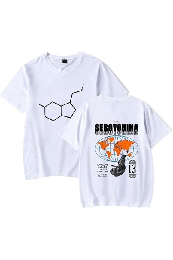 Khea Primer Drop DE Serotonina Merch T-shirt Trendy Short Sleeves Men And Women Fashion Casual Wear