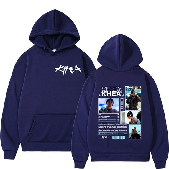 Khea Rarot Tour 2025 Merch Unisex Oversized Fleece Graphic Hoodie - Retro Latin Hip Hop Kangaroo Pocket Autumn Winter Streetwear