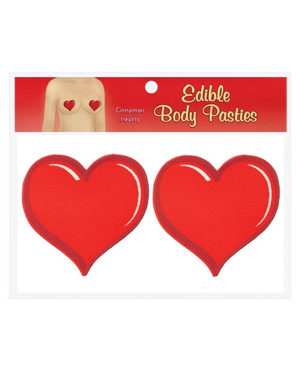 Edible Body Pasties Cinnamon Hearts(D0102H50SXV.)