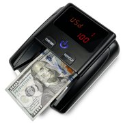 Khippus K605 Compact Counterfeit Bill Detector with UV, Magnetic, Infrared Detection and Auto Denomination Display for US Currency
