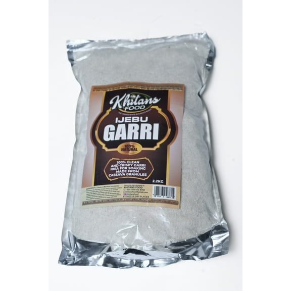 Khitan Food Ijebu Garri 100% Natural Cassava Granules 2.2KG