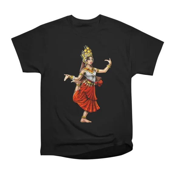 Khmer Cambodian Apsara Dancer T-Shirt Tee Gift For Him Merch For Her Apparel For Friend