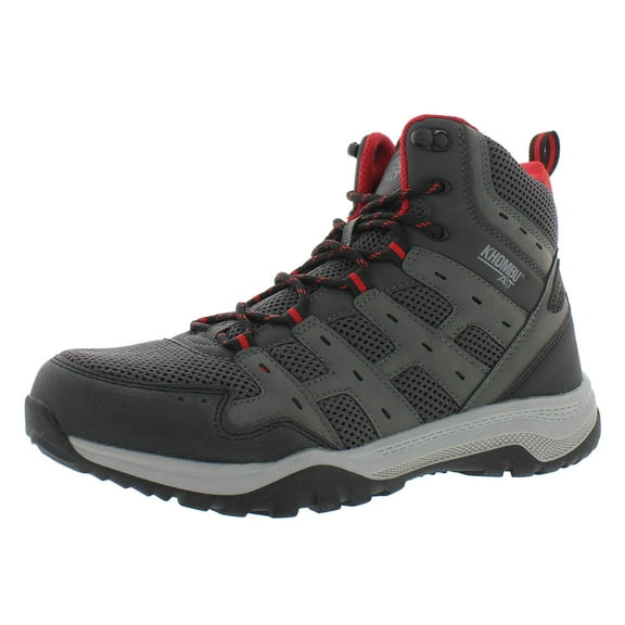 Khombu Atwood Mens Shoes Size 10.5, Color: Grey/Red