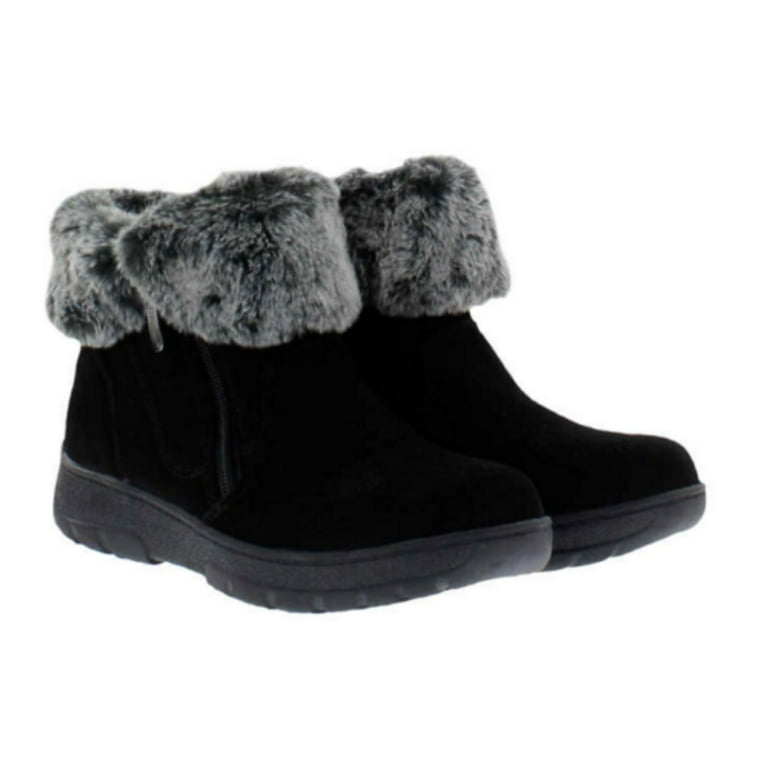 NWT Khombu Women’s Jessica Ankle Boots Faux buying Fur Shearling Lining Size 7