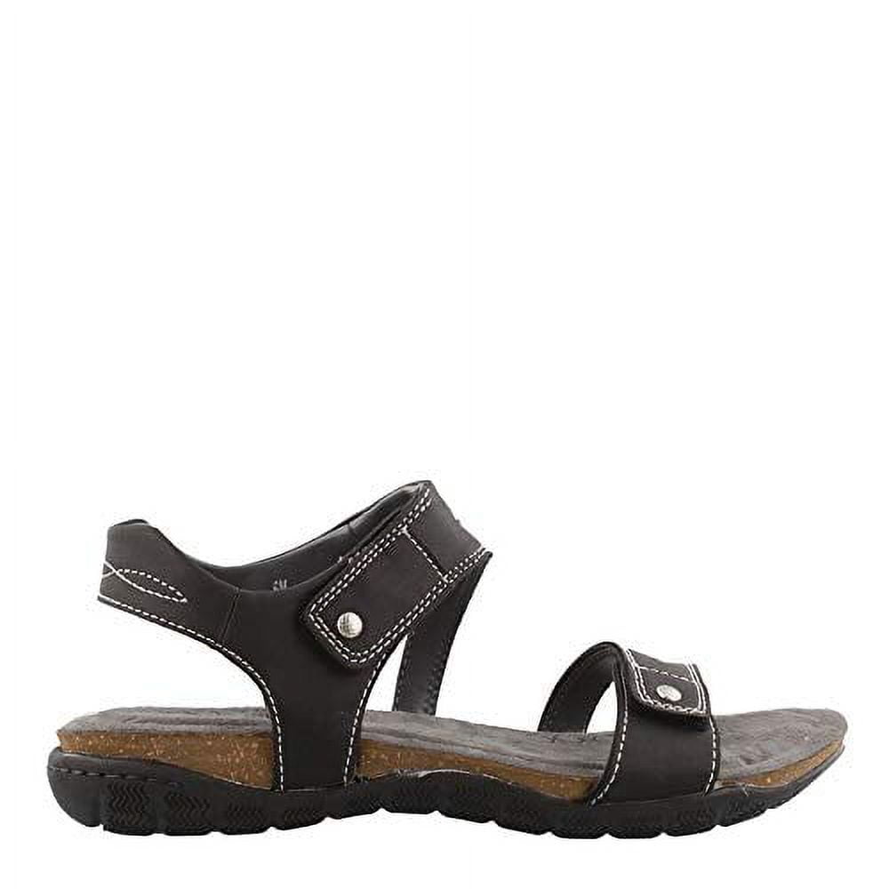 Khombu Women s Solace Sandals 8 Black Walmart