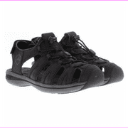 Khombu Womens Ashley Adjustable Active Sandal (8, Black/Purple)