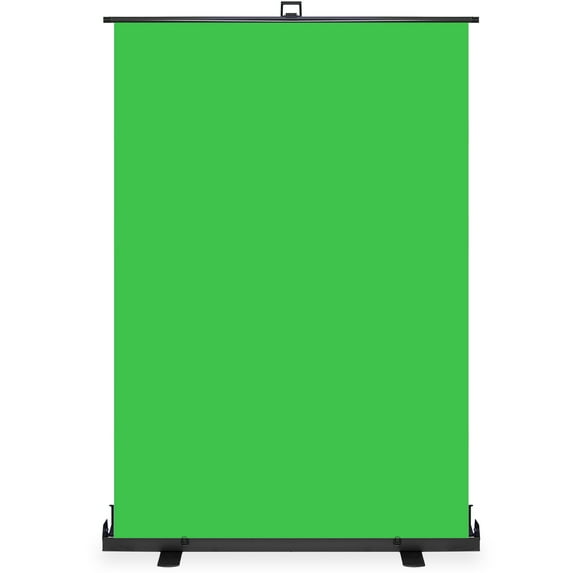Khomo Gear Collapsible Green Screen Backdrop Setup - Jumbo Size 55" x 82"