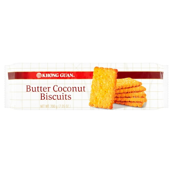 Khong Guan Butter Coconut Biscuits, 7.05 oz