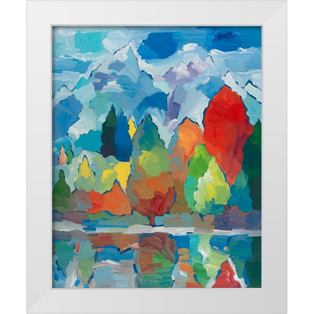 Khorasani, Hooshang 12x14 White Modern Wood Framed Museum Art Print