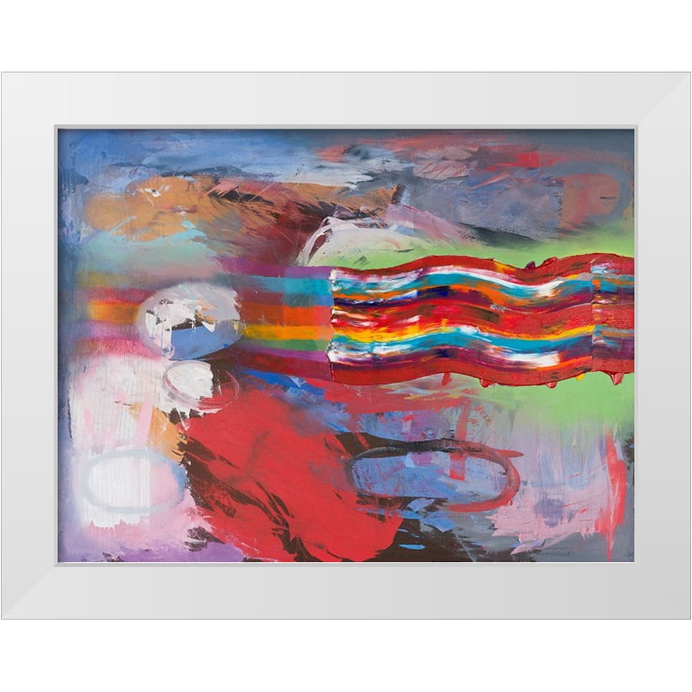 Khorasani, Hooshang 14x12 White Modern Wood Framed Museum Art Print