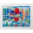 thumbnail image 1 of Khorasani, Hooshang 18x14 White Modern Wood Framed Museum Art Print Titled - Time for Reflection, 1 of 4