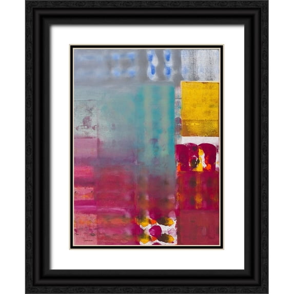 Khorasani, Hooshang 19x24 Black Ornate Wood Framed with Double Matting Museum Art Print Titled - The Storm Passes By