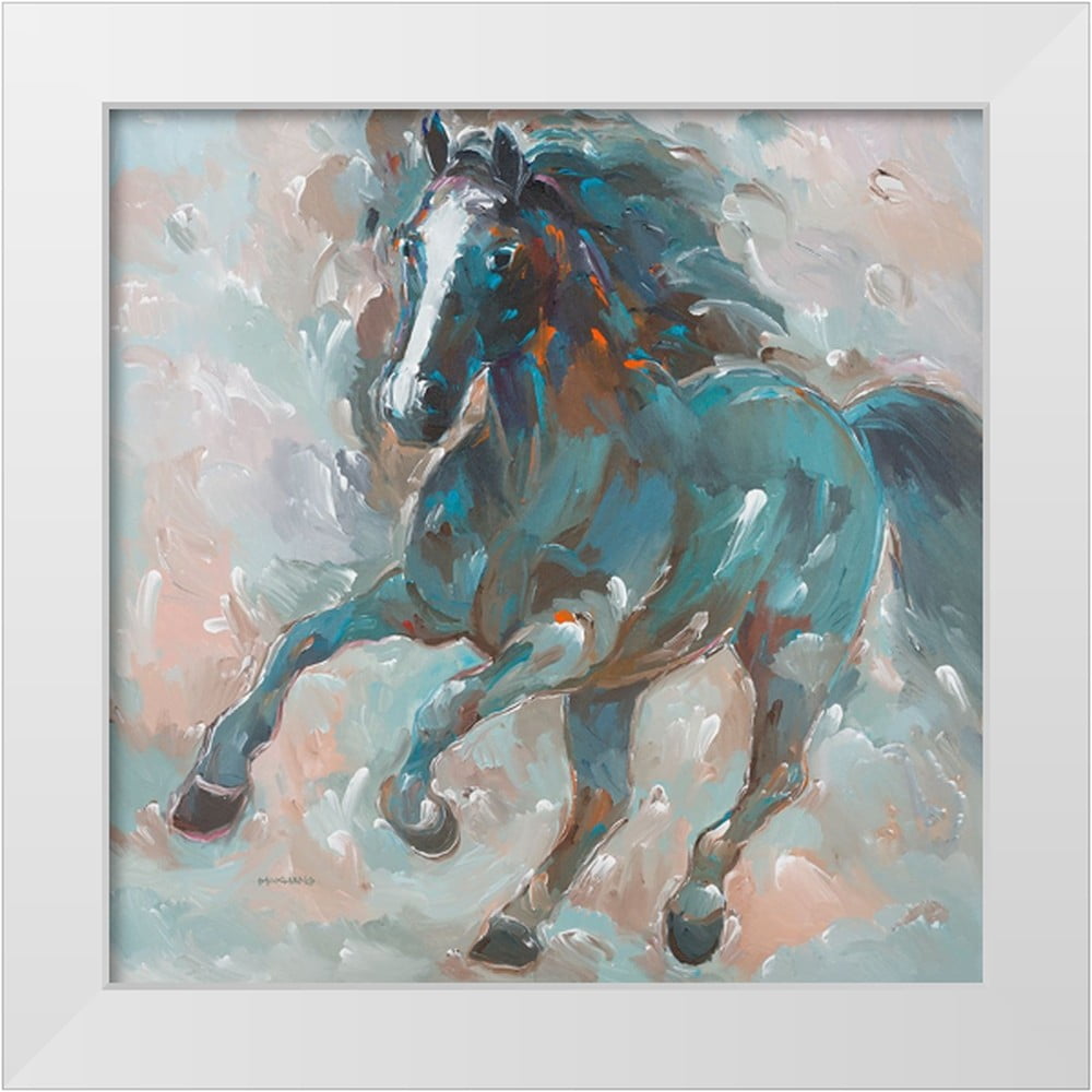 Khorasani, Hooshang 20x20 White Modern Wood Framed Museum Art Print