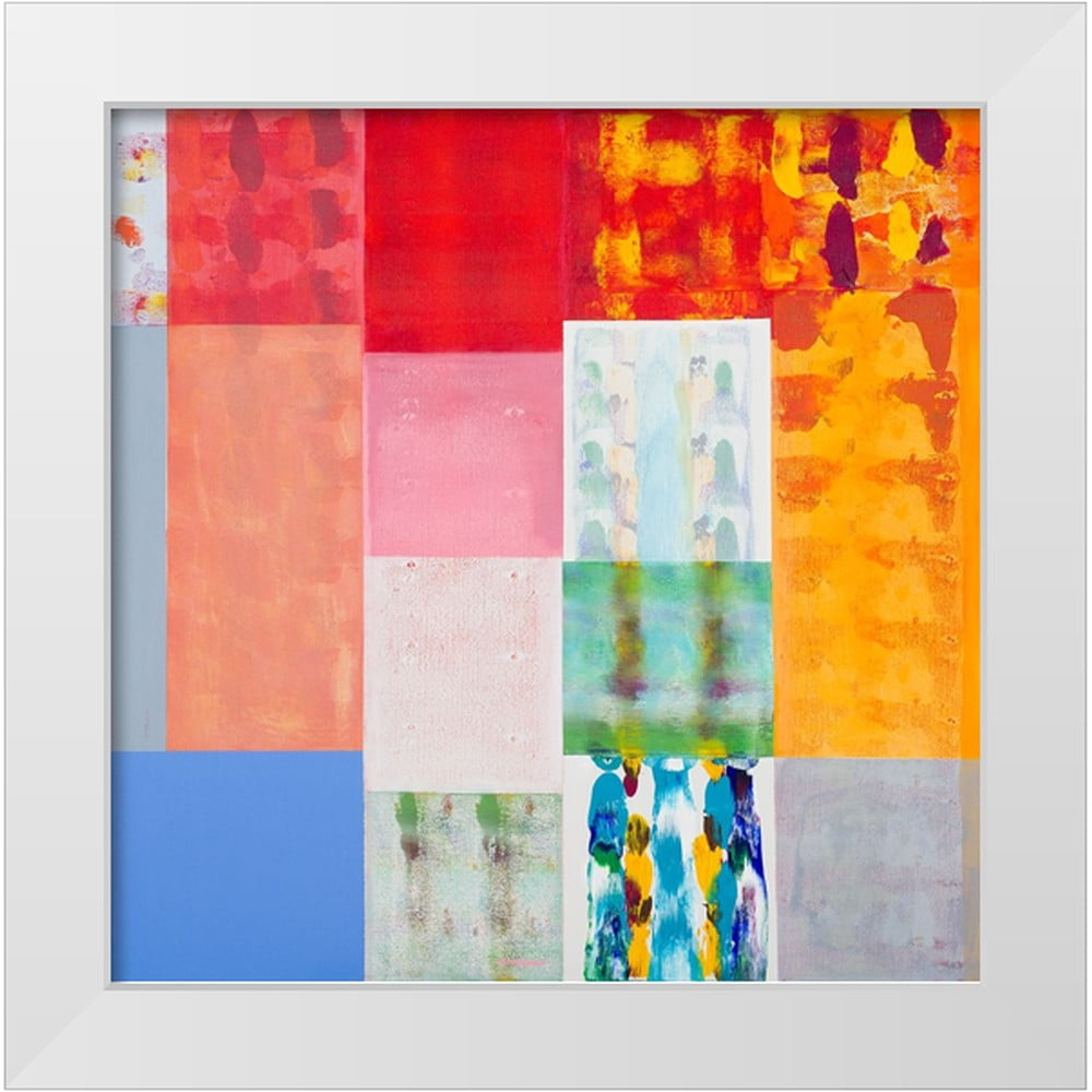 Khorasani, Hooshang 20x20 White Modern Wood Framed Museum Art Print ...