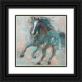 thumbnail image 1 of Khorasani, Hooshang 26x26 Black Ornate Wood Framed with Double Matting Museum Art Print Titled - Knight of the Night, 1 of 4
