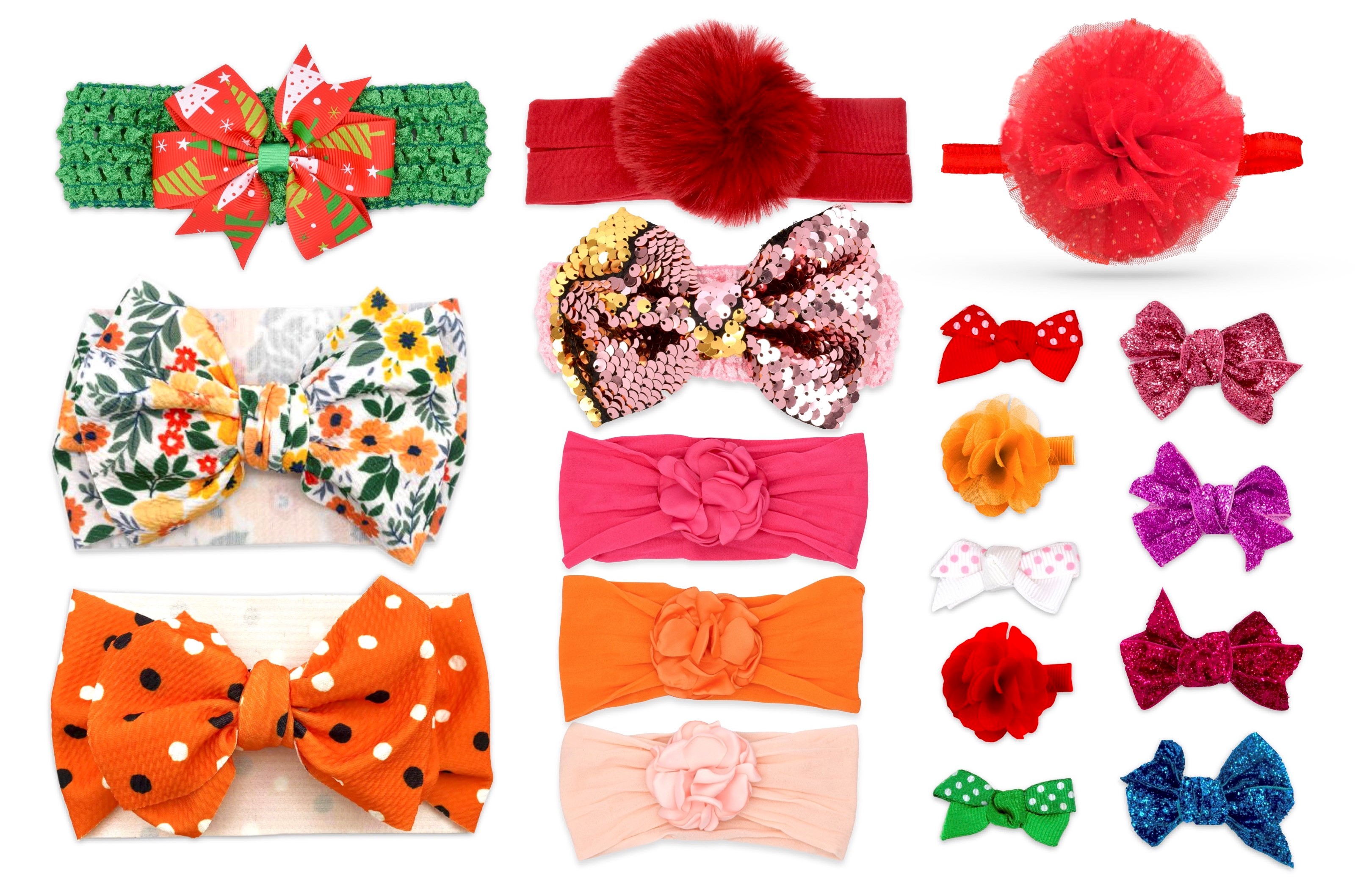 Khristie® Baby & Toddler Autumn 18PC Hair Accessory Assortment - image 1 of 7