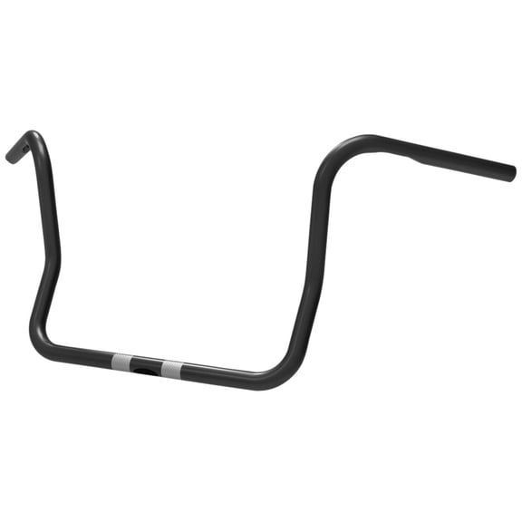 Khrome Werks 300824 1in. Ape Hanger Handlebar - Drilled - Black