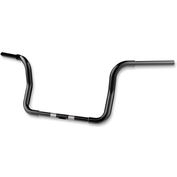 Khrome Werks 300872 1-1/4in. Bagger Bobber-Style Ape Hanger Handlebar - 14in. - Black