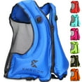 thumbnail image 1 of Khroom Inflatable Snorkel Vest for Adults and Teenagers, 60"-75", Up to 220 lbs, Blue, 1 of 7