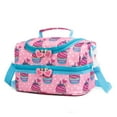 thumbnail image 1 of Khulula Kids Lunch Boxes Bag Insulated Double Decker Lunch Box Tote Pack for Girls Boys Toddler School Picnic Food Cooler Hot Water Ice With Strap Unicake, 1 of 4