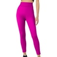 thumbnail image 1 of Khunlpohl Leggings for Womens Solid Color Elastic High Waist Slim Bottoms Gym Running Yoga Workout Athletic Casual Pants, 1 of 6