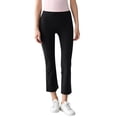 thumbnail image 1 of Khunlpohl Plus Size Yoga Capri Pants for Womens Straight Leg Elastic High Waist Trousers Casual Baggy Workout Capris Pant, 1 of 5