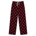 thumbnail image 1 of Khunlpohl Women's Lounge Pant Valentine's Day Pajamas Pants Elastic Waist Wide Leg Loose Pjs Bottoms, 1 of 6